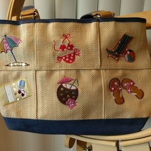 Rosetti Tote Beach Theme Appliques